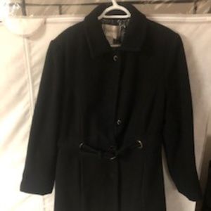 Wool dress coat